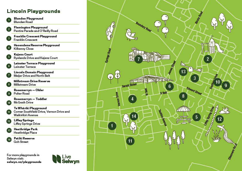 Lincoln Playground Map